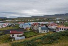 Blonduos in North West of Iceland