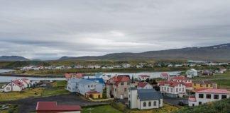 Blonduos in North West of Iceland