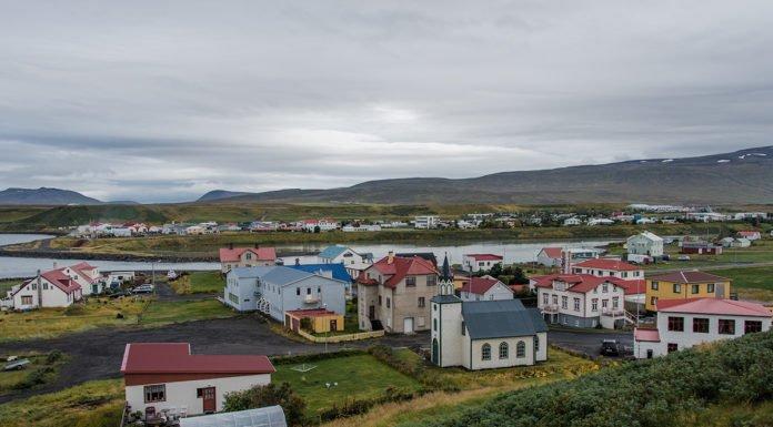 Blonduos in North West of Iceland Blonduos in North West of Iceland