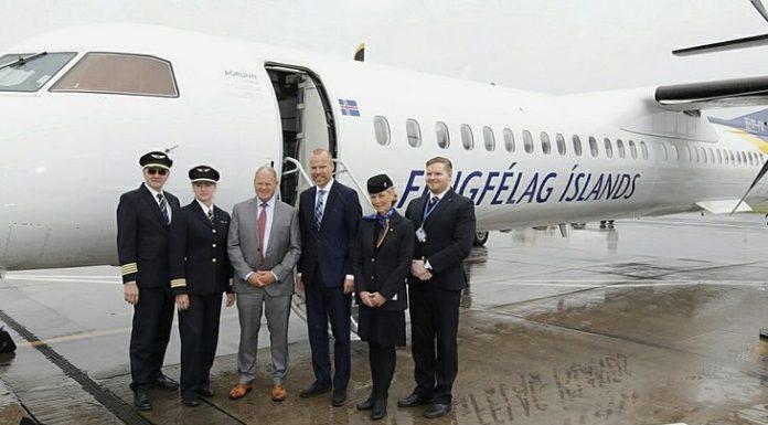 Icelandair’s inaugural flight left Belfast today Icelandair’s inaugural flight left Belfast today