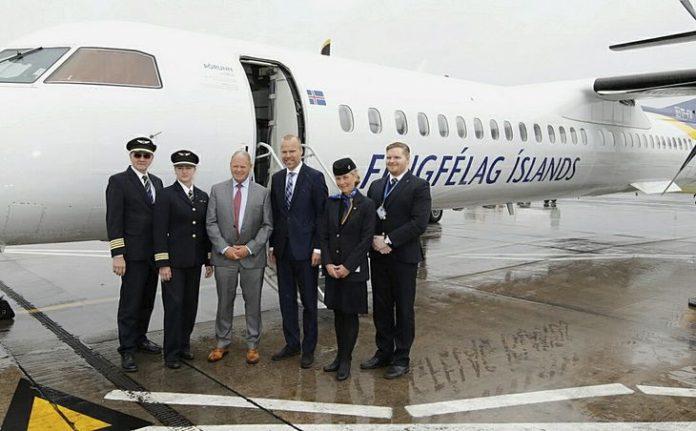 Icelandair’s inaugural flight left Belfast today Icelandair’s inaugural flight left Belfast today