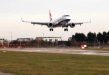 British Airways will use Embraer E190SR aircraft on this flight