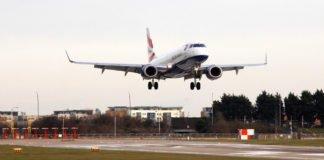 British Airways will use Embraer E190SR aircraft on this flight