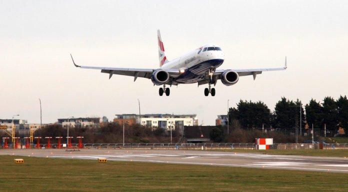 British Airways will use Embraer E190SR aircraft on this flight