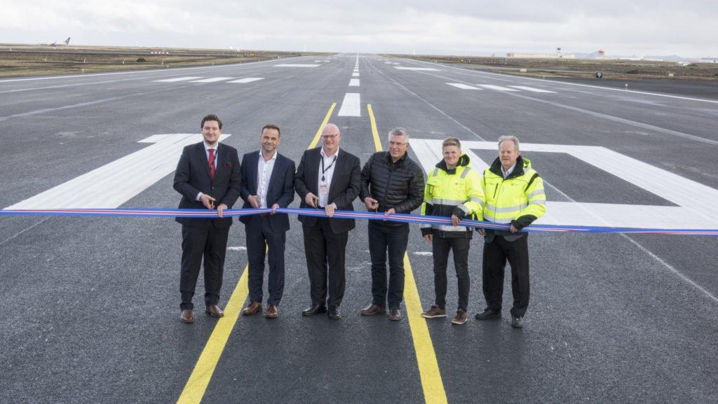 EXTENSIVE ASPHALT PAVING COMPLETED AT KEF AIRPORT