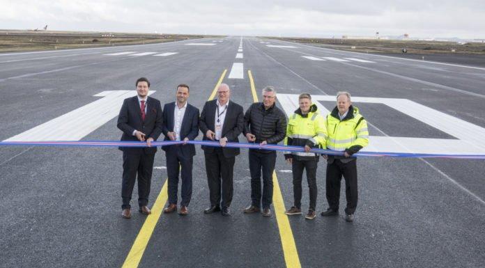 EXTENSIVE ASPHALT PAVING COMPLETED AT KEF AIRPORT EXTENSIVE ASPHALT PAVING COMPLETED AT KEF AIRPORT