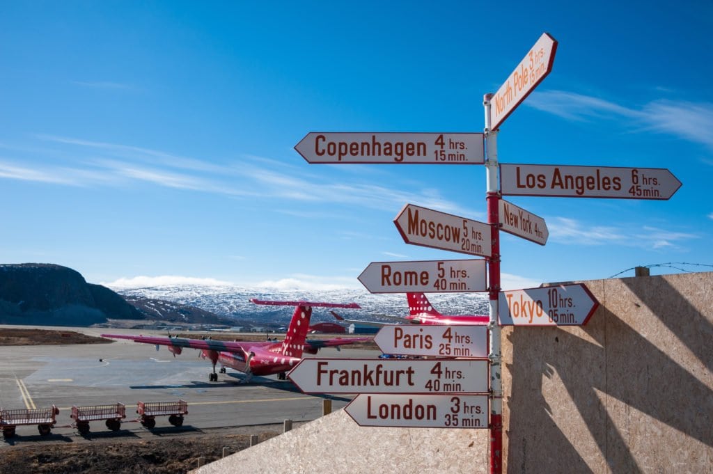 Air Greenland and KANGERLUSSUAQ