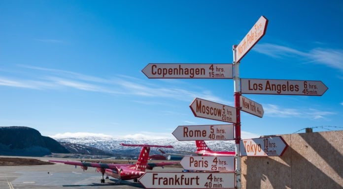 Air Greenland and KANGERLUSSUAQ