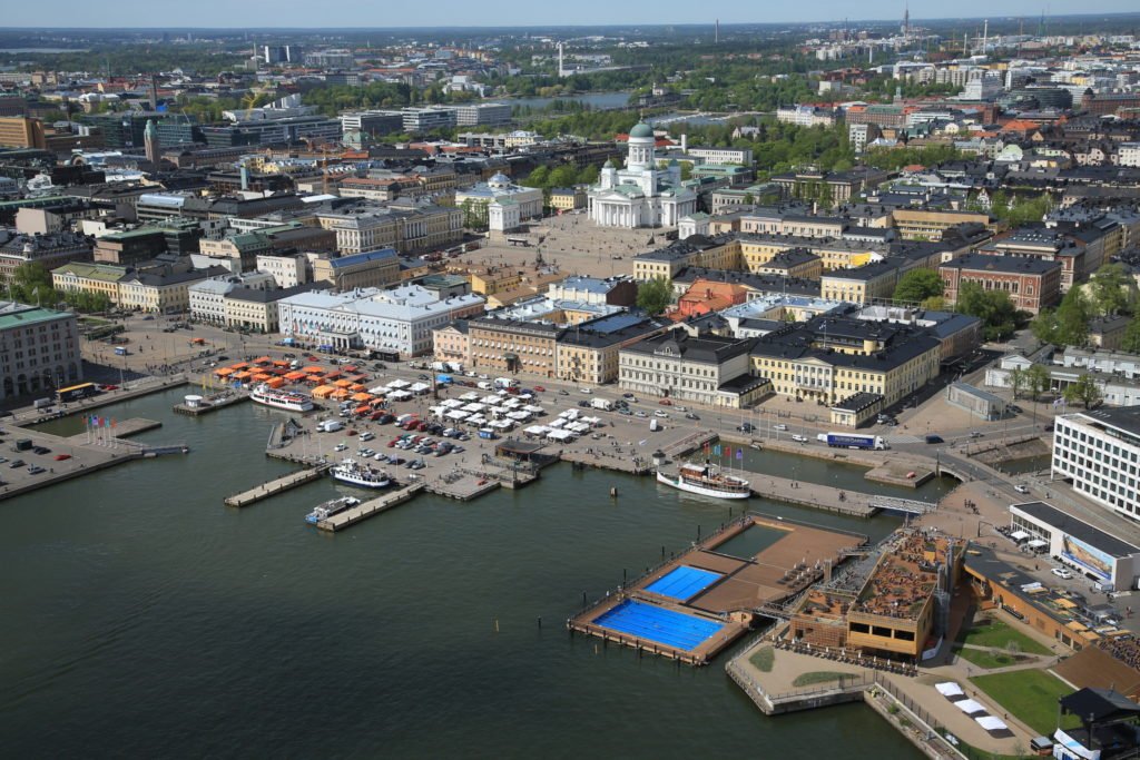 Aerial photo of the South Harbour