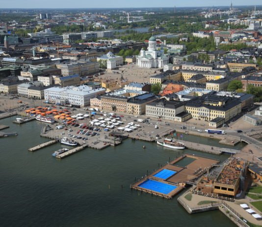 Aerial photo of the South Harbour
