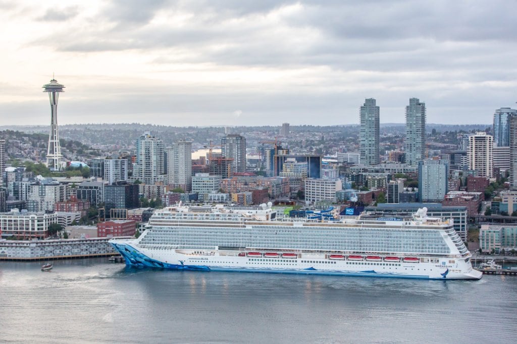 Norwegian Bliss makes history as the largest ship christened in Seattle