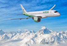 Widerøe's Embraer E190-E2 will operate Bergen - Liverpool from August 17th