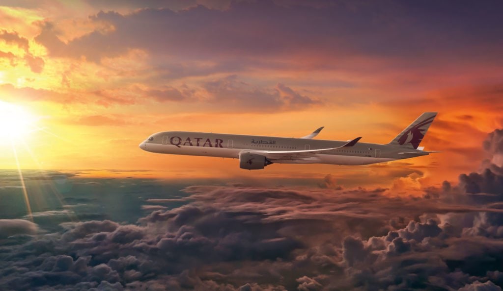 Qatar Airways adds A350 to their operation at Oslo Airport