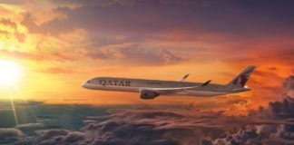 Qatar Airways adds A350 to their operation at Oslo Airport