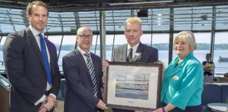 VIPs visit Fred. Olsen’s 'Balmoral' in Edinburgh to celebrate inaugural cruise season