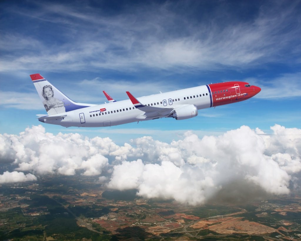 Norwegian carried almost 3.5 million passengers in May