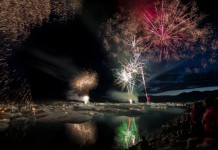 Experience a Fireworks Show over the Jökulsárlón Glacier Lagoon!