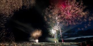 Experience a Fireworks Show over the Jökulsárlón Glacier Lagoon!