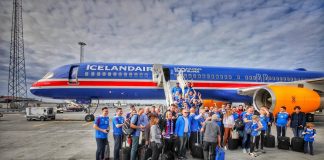 Icelandair Flies their National Flag in the Skies in Celebration of 100 years of Icelandic Sovereignty