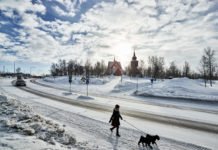 Kiruna in Swedish Lapland