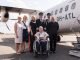 Finavia and Finnair fulfilled a senior citizen’s dream: Lempi Meskus, 92, visited an airplane for the first time in her life
