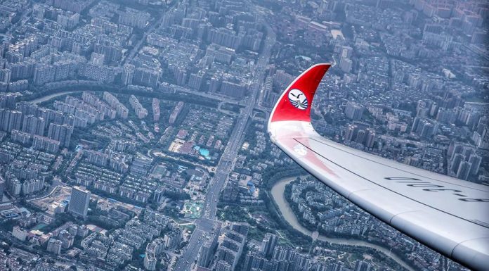 New China route to Chengdu, home of the panda