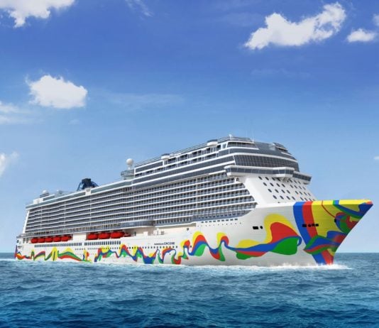 Norwegian Encore Hull Artwork unveiled