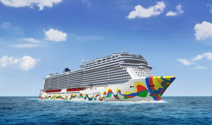 Norwegian Encore Hull Artwork unveiled