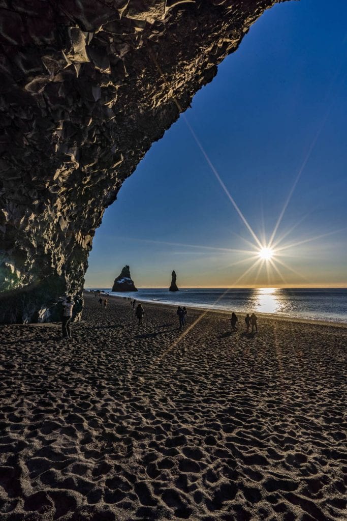 Black Sand Beach in South Iceland