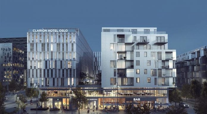 New hotel in Bjørvika in Norway